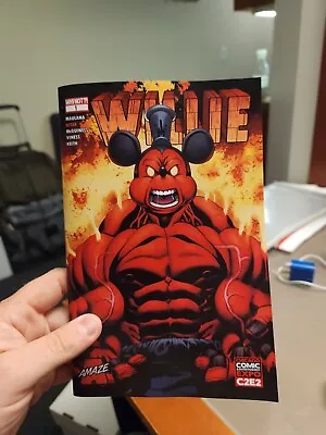 Buy Why Not?! Willie 1 Red Hulk C2E2 Exclusive Ltd 300 Ships 4/30 • 36.59£