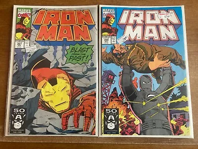 Buy Iron Man #267-268 (1991) Retelling Origin Story • 13£