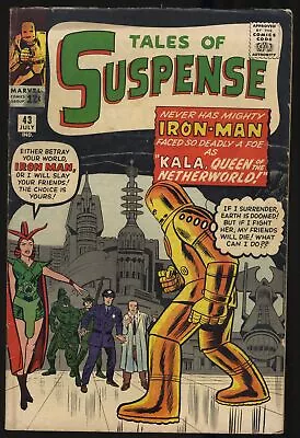 Buy Tales Of Suspense #43 VG+ 4.5 Early Iron Man Appearance!!! Marvel 1963 • 149.37£