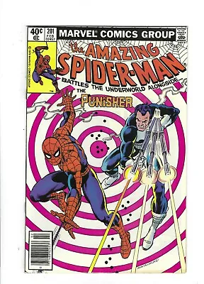 Buy Amazing Spider-Man #201 early Punisher Newsstand 8.0 VF, 1980 Marvel • 39.97£