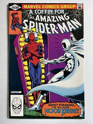 Buy Amazing Spider-Man 220 NM 1981 Marvel Comics Moon Knight • 80.35£