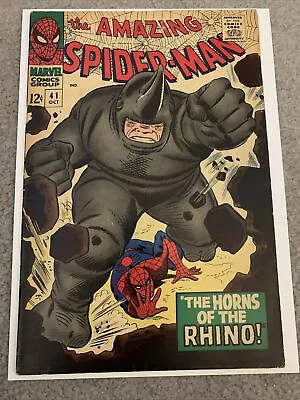 Buy Amazing Spider-Man #41 1st Appearance Rhino 1966 Nice Copy • 422.25£