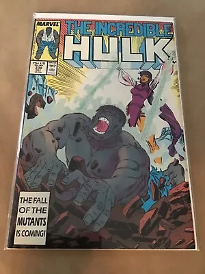 Buy Comic Book Marvel The Incredible Hulk # 338 • 7.31£