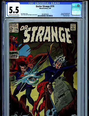 Buy Doctor Strange #176 CGC 5.5 FN 1969 Marvel  Dr Strange Amricons K48 • 120.08£