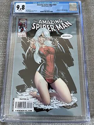 Buy Amazing Spider-Man # 607 CGC 9.8 NEAR MINT/MINT  WHITE PAGES Black Cat • 303.81£