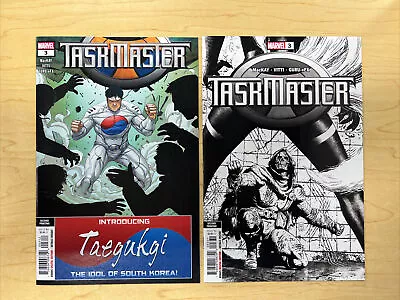 Buy Taskmaster #3 2nd Print Set Regular & 1:25 Sketch Marvel 2021 1st Taegukgi • 15.93£