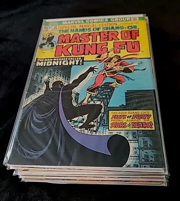 Buy Master Of Kung Fu Shang-Chi Lot Of 18 Comics Key #s 16, 29, 37 • 55.33£