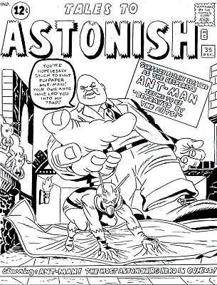 Buy Tales To Astonish # 38 Ant-man Cover Recreation Original Comic Art On Card Stock • 31.66£