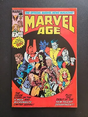 Buy Marvel Comics Marvel Age #7 October 1983 Preview App Spider Ham • 6.32£