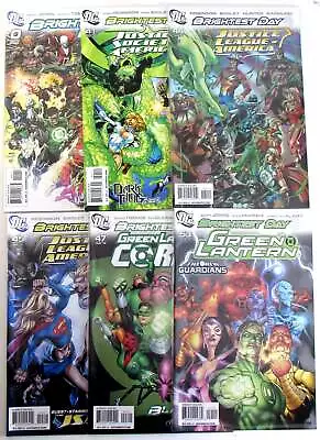 Buy Brightest Day Lot 6 #0,JSA 41,JLA 44,45,Corps 47,Green Lantern 53 DC 2010 Comics • 17.36£