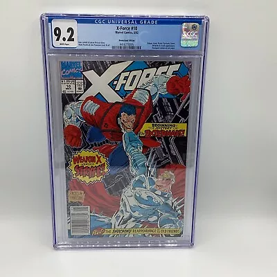 Buy X-force #10 Cgc 9.2, 1992, Deadpool Cameo • 39.97£