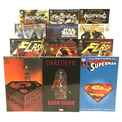 Buy DC Marvel Graphic Novels Star Wars Nightwing Flash Superman TPB X13 RMF04-SJT • 7.99£