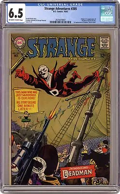Buy Strange Adventures #205 CGC 6.5 1967 2070474007 1st App. Deadman • 457.47£
