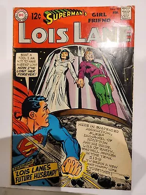 Buy Lois Lane  #90    Lois Lane's Future Husband .  Neil Adams Cover. DC 1969 • 2£