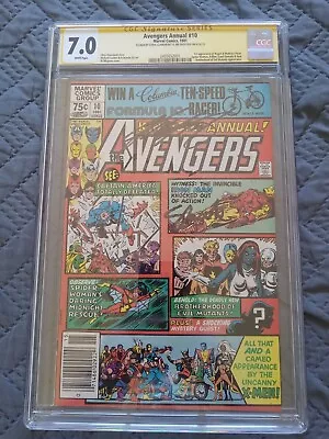 Buy Avengers Annual #10 CGC SS 7.0 Claremont And Shooter Signatures • 118.58£
