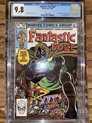 Buy Fantastic Four 247 CGC 9.8 NM/M WP 1st Kristoff Vernard Doctor Doom Byrne Cover  • 138.73£