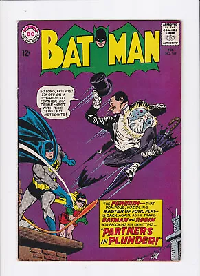 Buy Batman #169 [1965 Fn+]  Partners In Plunder!     Penguin Cover! • 229.27£