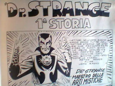 Buy Strange Tales 110 Doctor Strange 1963 First Appearance Italian 1971 Edition Vg+ • 75£
