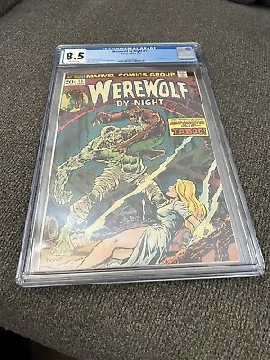 Buy Werewolf By Night #13 CGC 8.5! 1st Appearance Of Topaz & Taboo Key! Marvel 1974 • 316.62£
