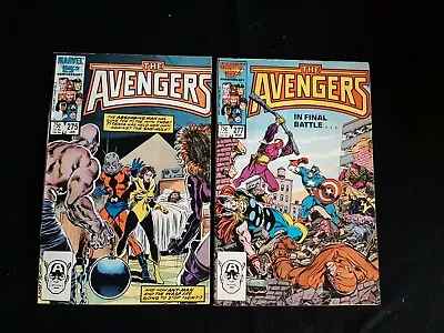 Buy Avengers 275, 277 Marvel 1987 Under Seige Lot Of 2 • 3.95£