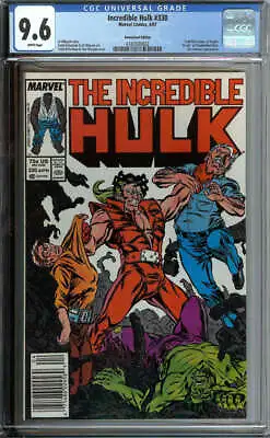 Buy Incredible Hulk #330 Cgc 9.6 White Pages // Todd Mcfarlane Art Begins 1987 • 115.13£