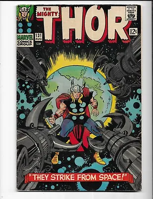 Buy Thor 131 - Vg/f 5.0 - Ares - Hercules - Jane Foster - Odin (1966) • 26.08£