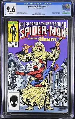 Buy Spectacular Spider-Man 97 CGC 9.6 Marvel Comics 1984 • 31.62£