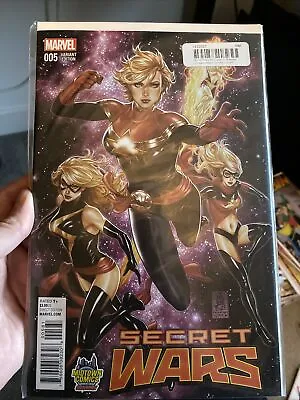 Buy Secret Wars #5 Midtown Variant Ms Marvel Comics 2015 High Grade • 15£