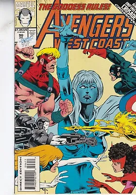 Buy Marvel Comics Avengers West Coast #96 July 1993 Fast P&p Same Day Dispatch • 4.99£