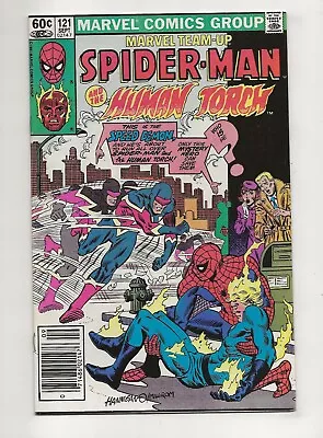 Buy Marvel Team-Up #121 (1981) Spider-Man 1st App Frog-Man High Grade NM- 9.2 • 15.02£