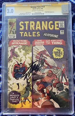 Buy Strange Tales #133 Signed By Stan Lee, CGC 3.0 • 522.28£