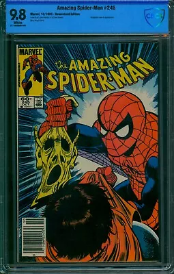 Buy Amazing Spider-Man #245 ❄️ CBCS 9.8 NEWSSTAND WHITE PGs ❄️ Hobgoblin Marvel 1983 • 172.46£