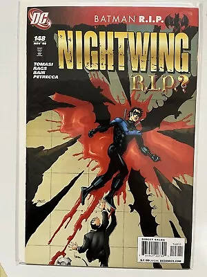 Buy Nightwing #148 November 2008 DC Comics BATMAN RIP • 4£