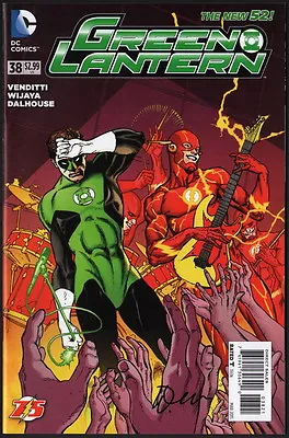 Buy Doug Mahnke SIGNED Green Lantern #38 Flash 75th Anniversary Cover Art Variant • 13.58£
