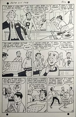 Buy Original Art, PEP #214 P#2/2 Dan DeCarlo  Chances Are  1968 Archie (A# 1988) • 106.06£