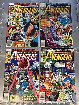Buy Avengers #166, 168, 169, 170 (1977) Byrne Perez Count Nefaria Jocasta Kovac • 3.99£