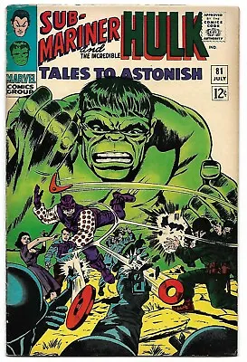 Buy TALES TO ASTONISH (1959 Series) #81 VG Plus (5.0) First Boomerang Back Issue • 24.99£