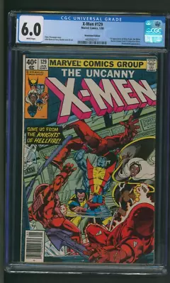 Buy Uncanny X-Men #129 Newsstand CGC 6.0 WP Marvel 1980 1st Kitty Pryde & Emma Frost • 103.90£