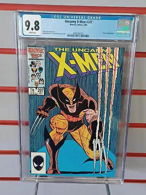 Buy UNCANNY X-MEN #207 (Marvel Comics, 1986) CGC Graded 9.8 ~ WHITE Pages • 131.92£
