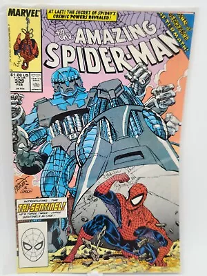 Buy AMAZING SPIDER-MAN #329 (1990) 1st Appearance Of The Tri-Sentinel VGC  • 5.42£