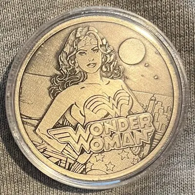 Buy Wonder Woman Justice League 38mm Collectors Coin In Protective Capsule • 3.79£
