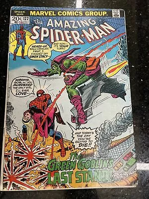 Buy Amazing Spider-man #122, GD/VG 3.0, Mark Jewelers/Mennen (MJ); Green Goblin  • 229.28£