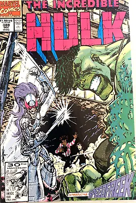 Buy The Incredible Hulk # 388. 1st Series.  Marvel Comics. December 1991. Vfn/nm 9.0 • 3.99£