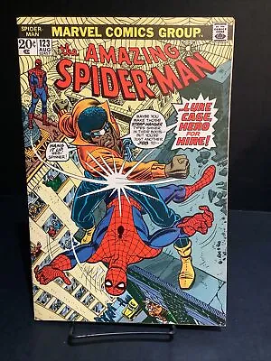 Buy Amazing Spider-Man #123 (Marvel Comics MCU, 1973, Luke Cage) • 67.95£