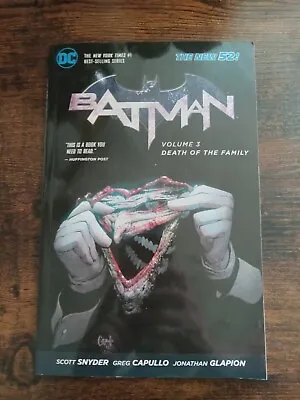 Buy Batman Volume 3: Death Of The Family TPB (The New 52) Scott Snyder, Greg Capullo • 7.11£