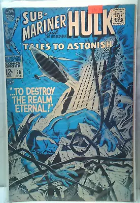 Buy Tales To Astonish The Incredible Hulk And Sub-Mariner Marvel Comics  98 6.0 • 8.39£