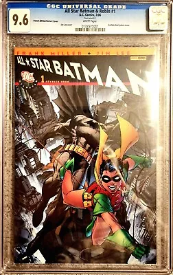 Buy All Star Batman & Robin #1 Comic / CGC9.6 / RARE No Barcode French Variant Cover • 59.99£