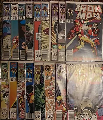 Buy Iron Man Comic Book Lot Early 1990s - 17 Issues - 246-262 Marvel • 19.99£
