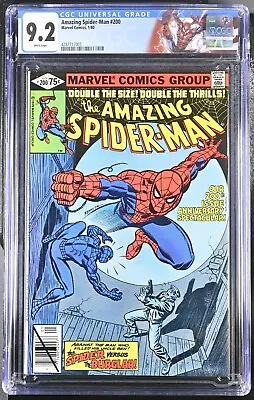 Buy Amazing Spider-Man #200 CGC 9.2 Marvel 1980 200th Issue Custom Label WHITE Pages • 79.18£