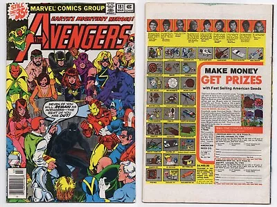 Buy Avengers #181 (FN+ 6.5) NEWSSTAND 1st Appearance Scott Lang ANT-MAN 1979 Marvel • 30.18£